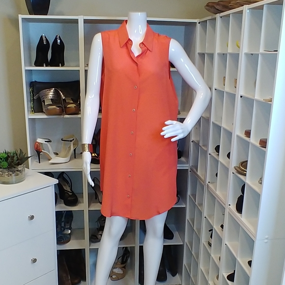 AARON ASHE SILK SHIRT DRESS XS & M - Picture 3 of 7